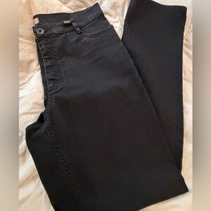 Women's Boot Cut Jeans - Classic Black